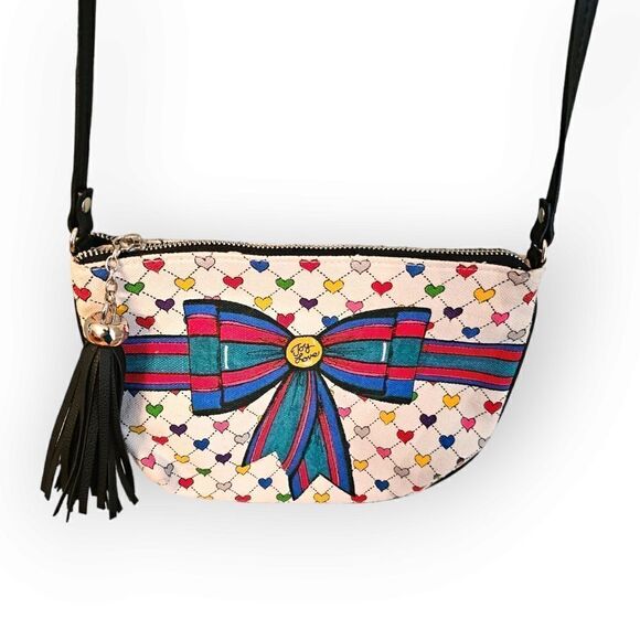 Brighton Limited Edition Love & Joy Colorful Crossbody Bag (NWOT) - Picture 6 of 14